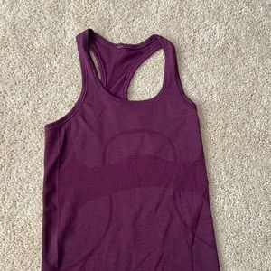 Purple lululemon tank top